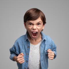 Angry child