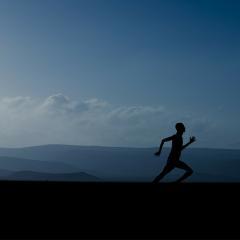 Person running